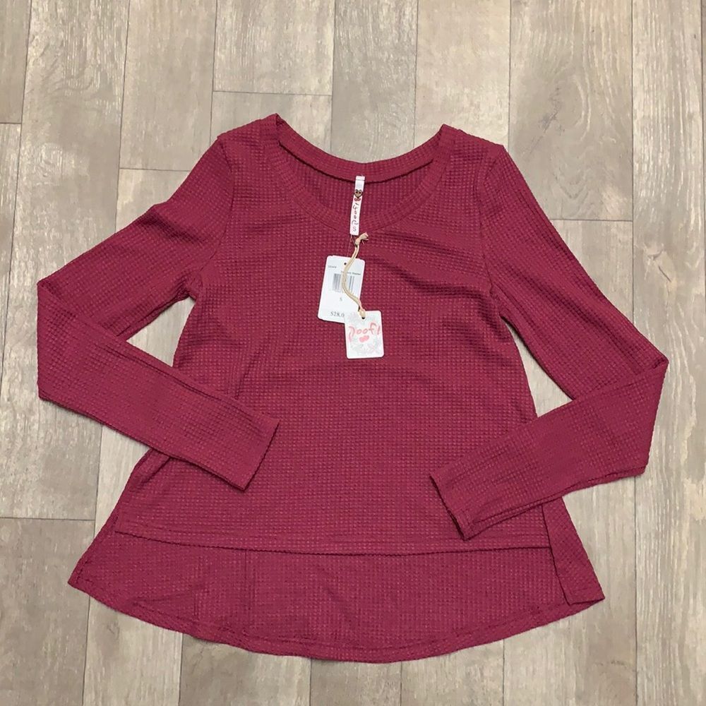 Womens‎ Nwt Poof! Thermal Tunic Shirt